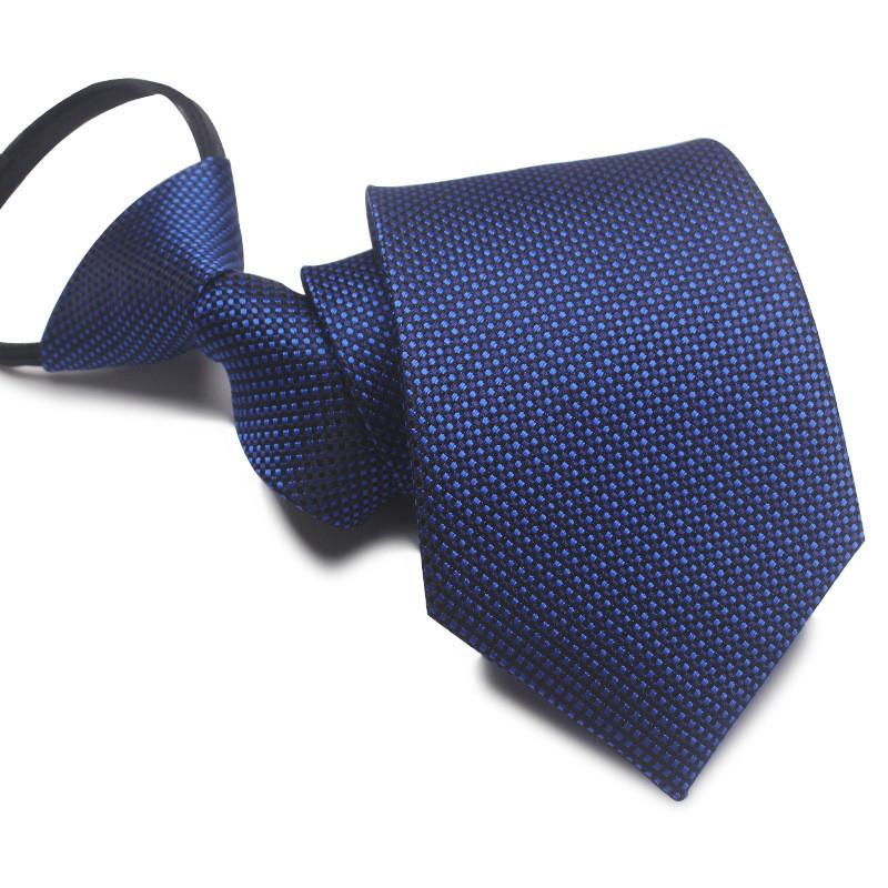Mens Business Polyester Tie With Arrow Design And Zipper Closure For Office