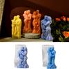 Romantic Silicone Valentine's Day Candle Mold Reusable DIY Plaster Mold Easy To Demold Non-slip Ornaments Mold Home Decor