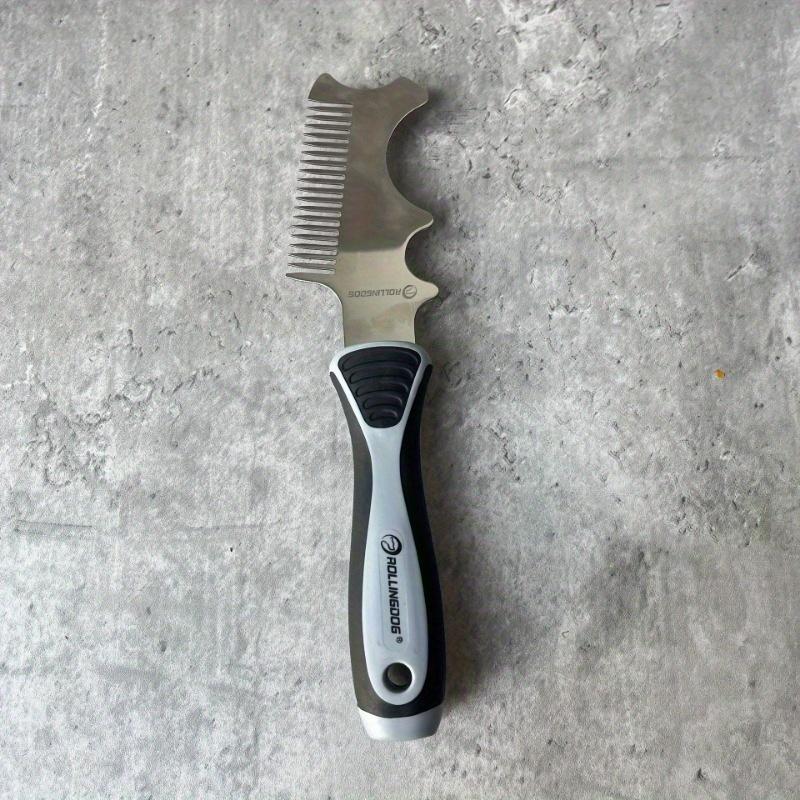 Stainless Steel Multi-Functional Cleaning Tool, Thickened Roller Dog Scraper, Adhesive Remover, Putty Knife, Paint Can Opener