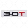 Suitable for B A3A4A5A6A7Q3Q5Q7 logo, displacement label, 2.0T, 1.8T, 3.0T logo car sticker emblem