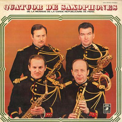 LP Record DE LA MUSIQUE DE LA GARDE REPUBLICA  Quatuor De Saxophones EAA85052 TOSHIBAEMI Japan Classical Used
