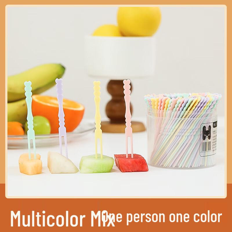 Zhaoran Disposable Plastic Fruit Forks & Picks