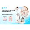 3 In 1 Diamond Microdermabrasion Facial Lifting Machine Vacuum Suction Face Water Spray Exfoliate Removal Peeling Skin Care Tool