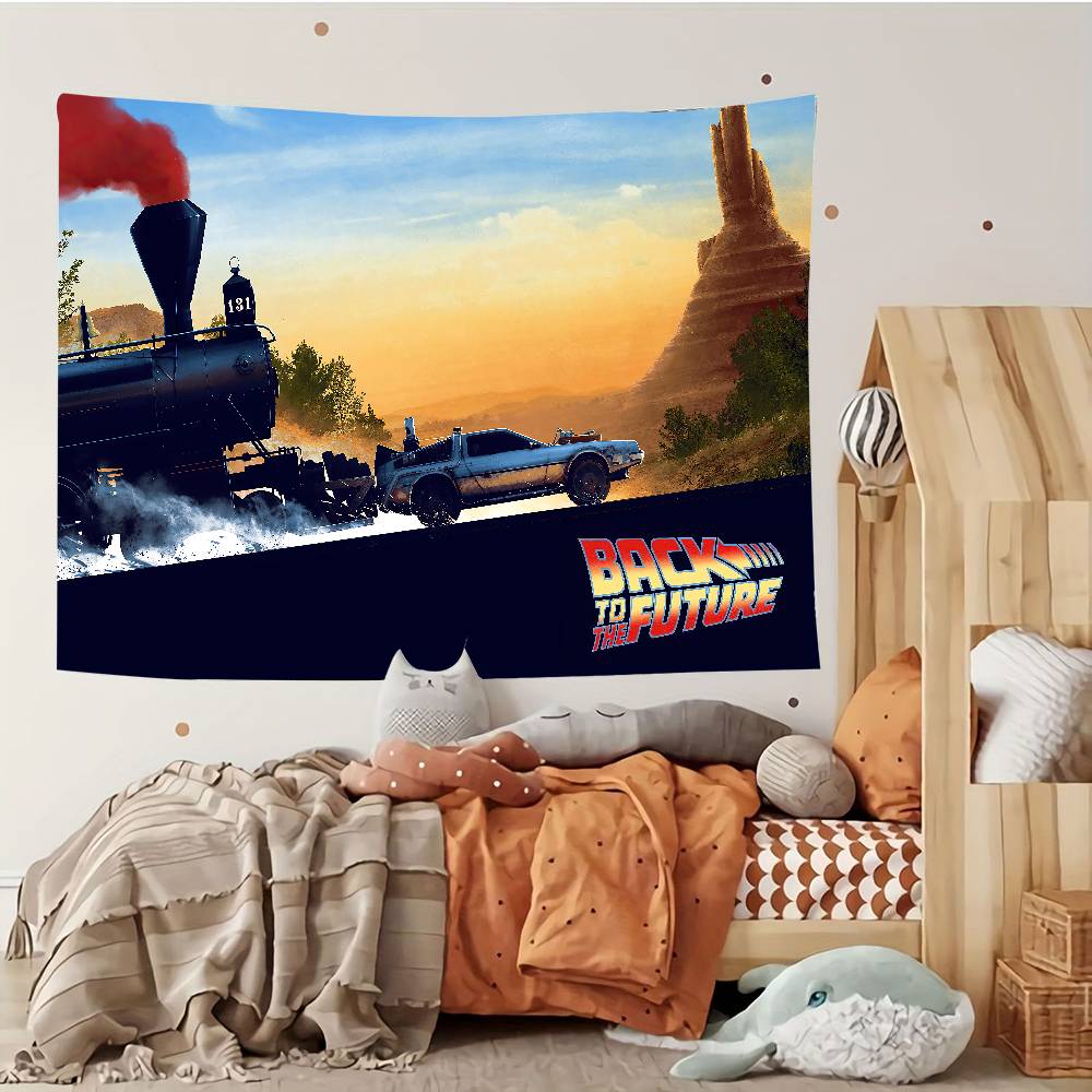 

BBack To The Future Tapestry Customizable Tapestries Of Various Styleswall Hangings Celebrity Photo Printingwall Hangings 74x94cm(29x37in)