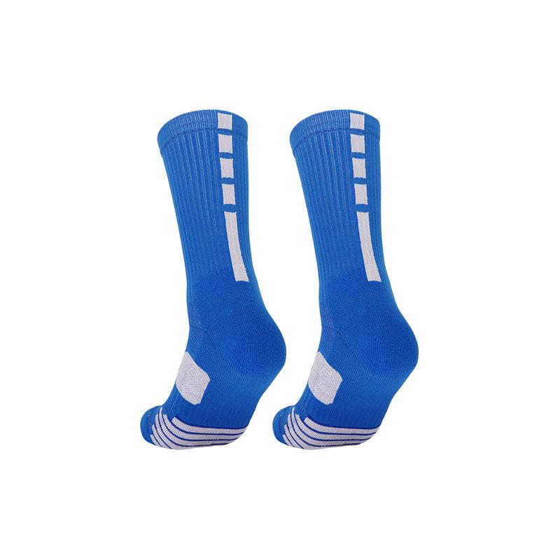 Professional Basketball Socks Non-Slip Elite High-Top Towel Bottom Actual Combat Sports Socks Breathable Medium Tube Training Socks
