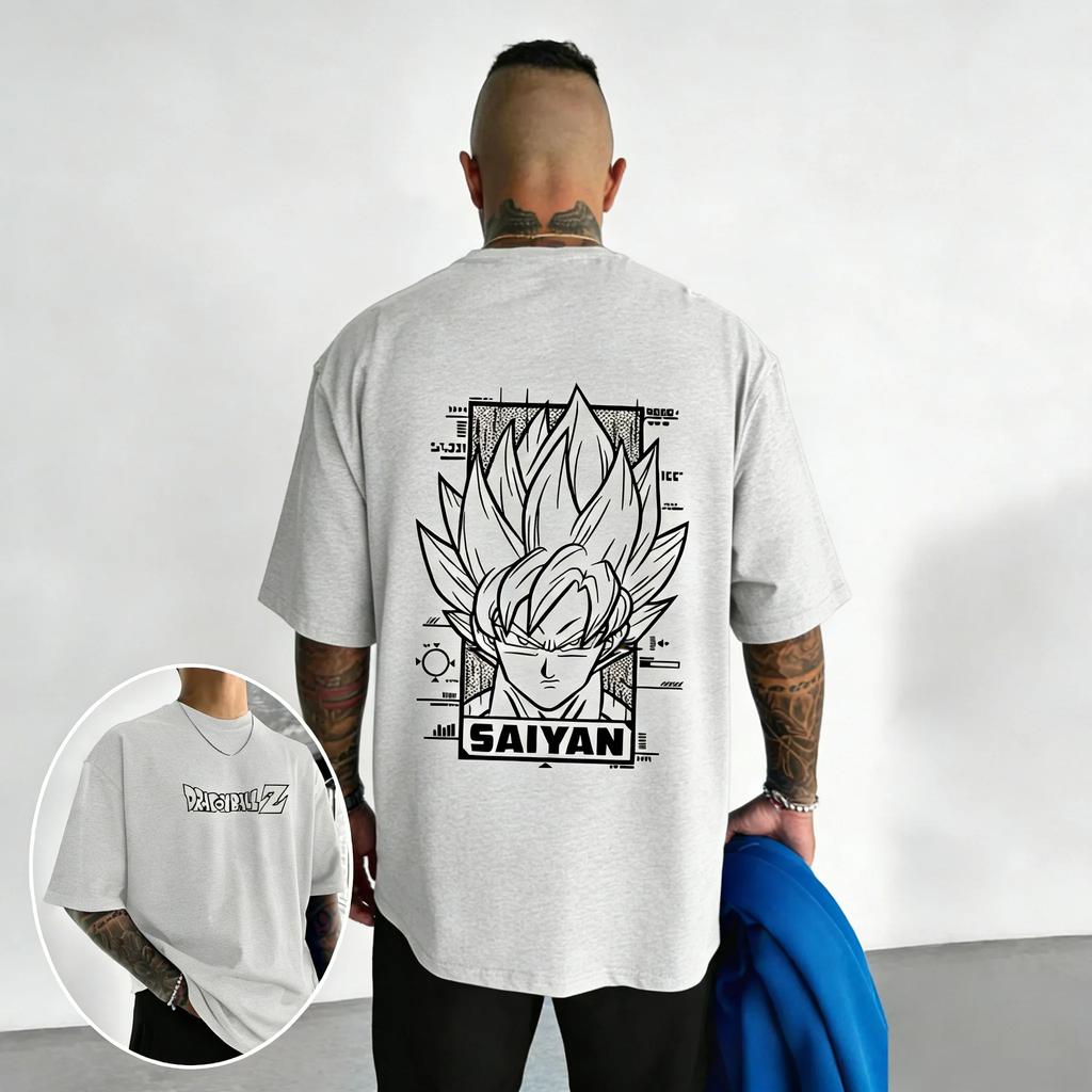 New Dragon Ball Anime Son Goku Printed Cotton T-shirt 2026 Men and Women Summer Street Hip Hop Casual Short Sleeve Top