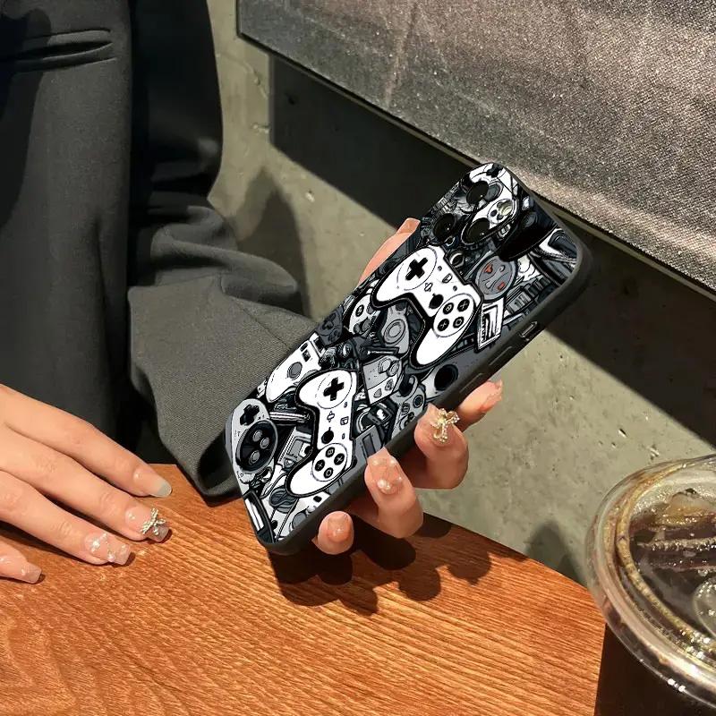 Case For iPhone 17 Pro Max Cases iPhone 16 Case Game Controller Graphic Case For iPhone 11 12 13 14 15 16 Plus 16E 17 Air Cover