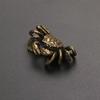 1 Pcs Antique Bronze Crab Universal Handmade Pure Brass Crab Ornament Cover Set Tea Pet Decoration Accessories