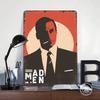 Poster di Don Draper Mad Men Arte da Parete Personalizzata Segnali Metallici Vintage Targhetta in Latta Retrò per Man Cave Decorazione Gamer Stanza Decorazione Scrivania