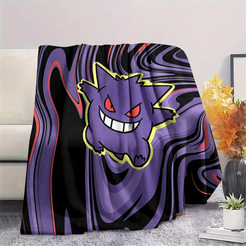 Dark Ghastly  Print Flannel Blanket, High quality Comfortable for All Seasons, Home Decor, Warmth and Comfort