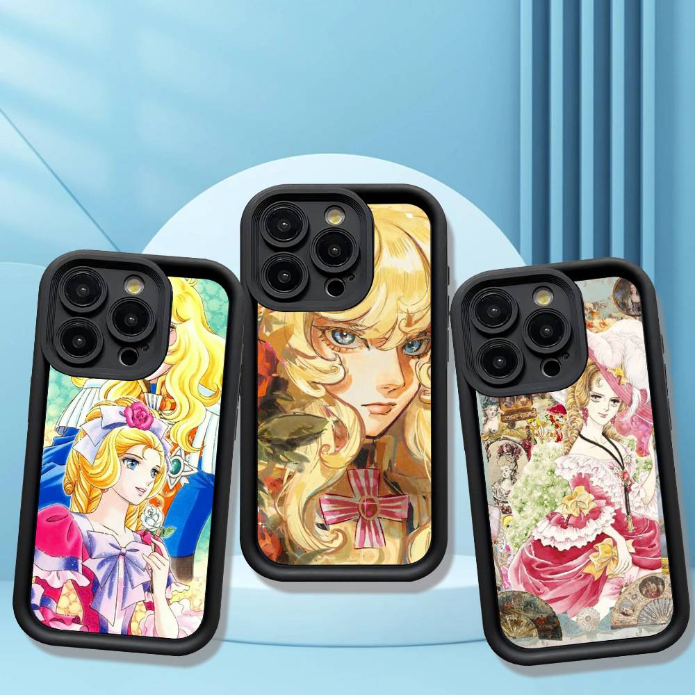 Classic Anime The Rose Of Versailles Phone Case For IPhone 17 16 15 14 13 12 11 Pro Max Mini Plus Soft TPU Back Cover