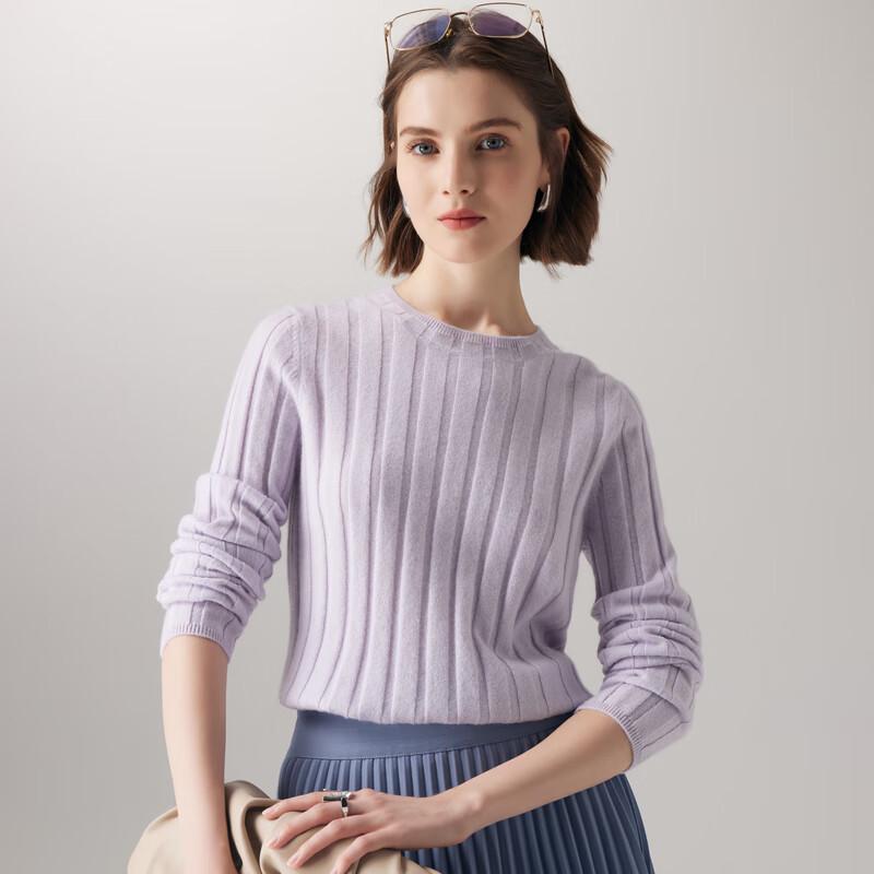 Paro Women's Textured Rib Jacquard Pure Cashmere Sweater