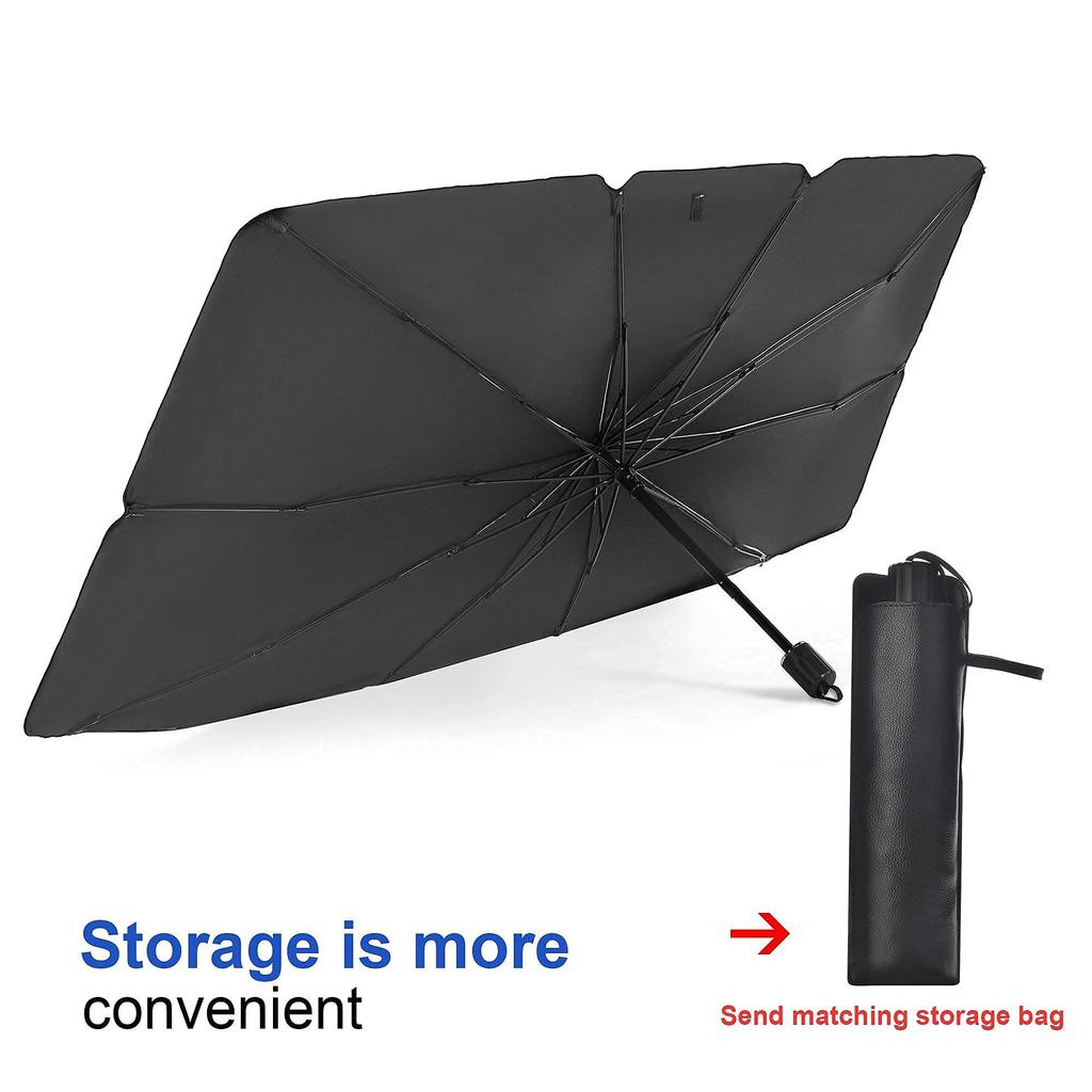 Car Sunshade Umbrella Front Windshield Sun Shade Resistant Insulation Heat Anti For TOYOTA CROWN REIZ VIOS PRADO COASTER CamryWindshield Sunshades 1