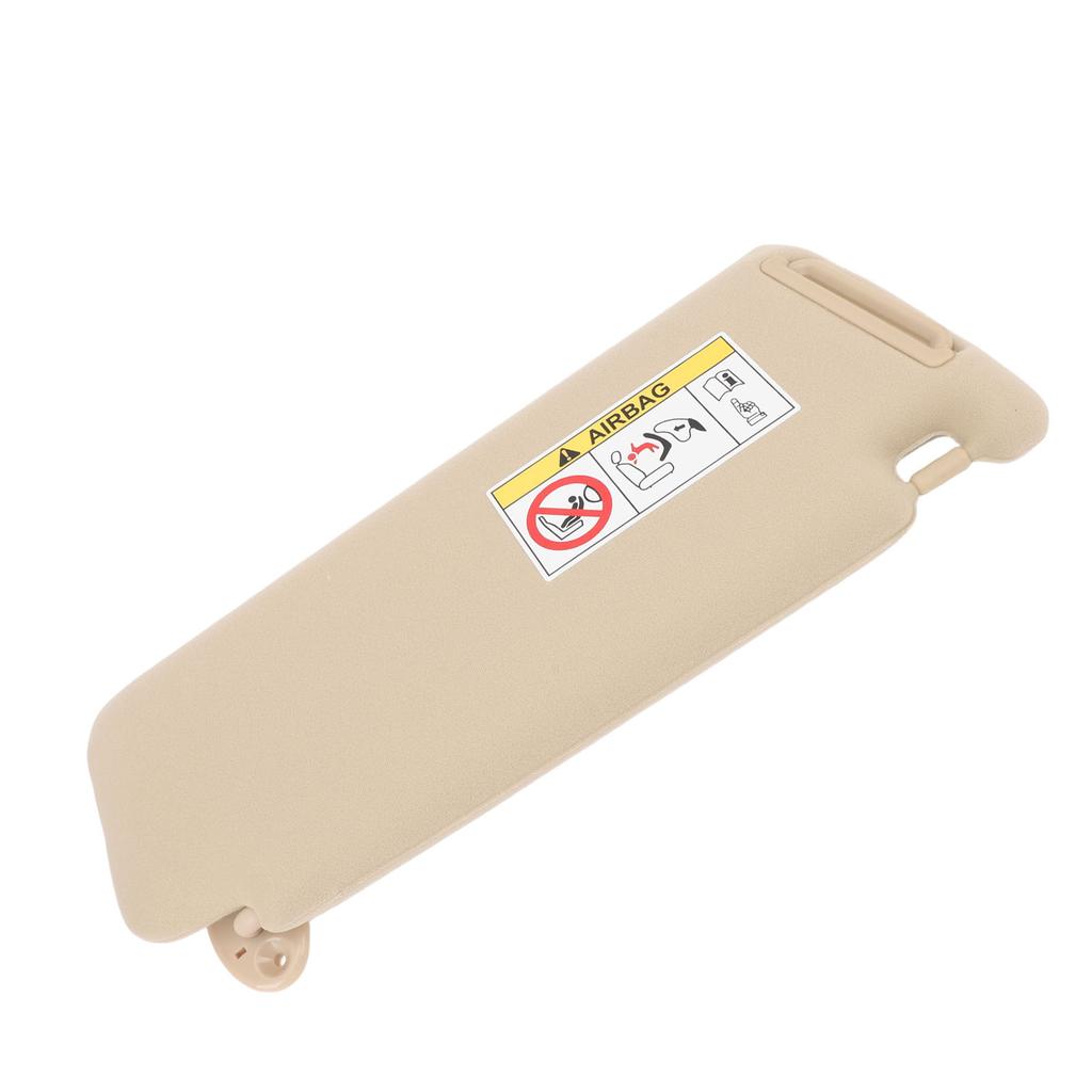 Automotive Sun Visor Front Sun Visor Beige Sun Visor Replacement for   2010‑2025 Left Hand Drive Car Sunshade