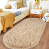 Tie Dye Hellgrauer Teppich Oval Flauschig Plüsch Bettvorleger Kinderzimmer Feuchtigkeitsbeständige Matte Wohnzimmer Heimdekoration Teppiche