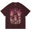 230 g/m² 100% Baumwolle Demon Slayer V21 Dämonen Print Unisex Schweres Baumwoll-T-Shirt