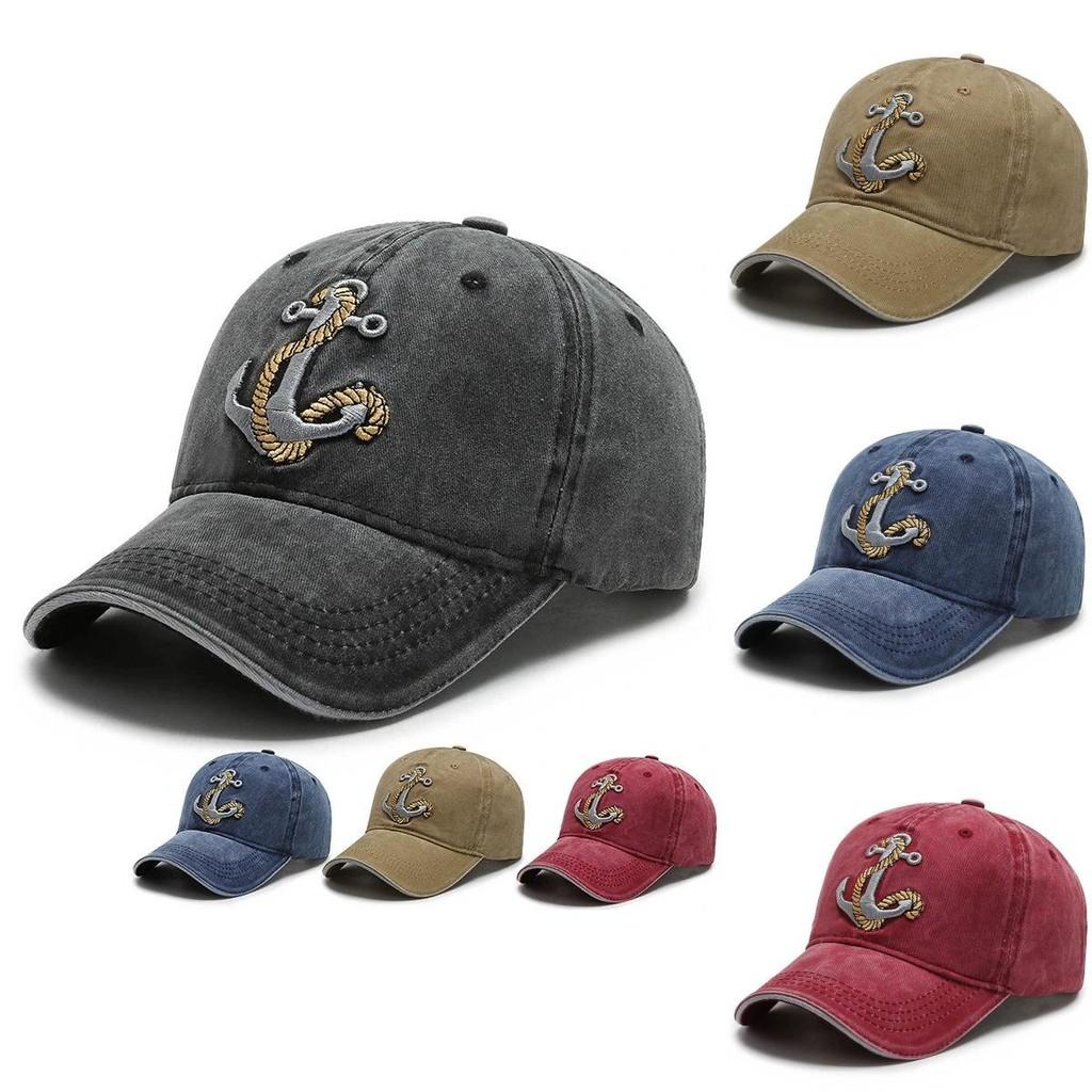Fashionable Men's Denim Baseball Cap With Charming Embroidery And Versatile Seasonal Wear