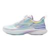Li Ning Kinder Laufschuhe Bequem Weich Rutschfest Abriebfest Low-Top Herren Sneaker Standard-Weiß Schneepurpur Buntstiftgelb YKFV044-4