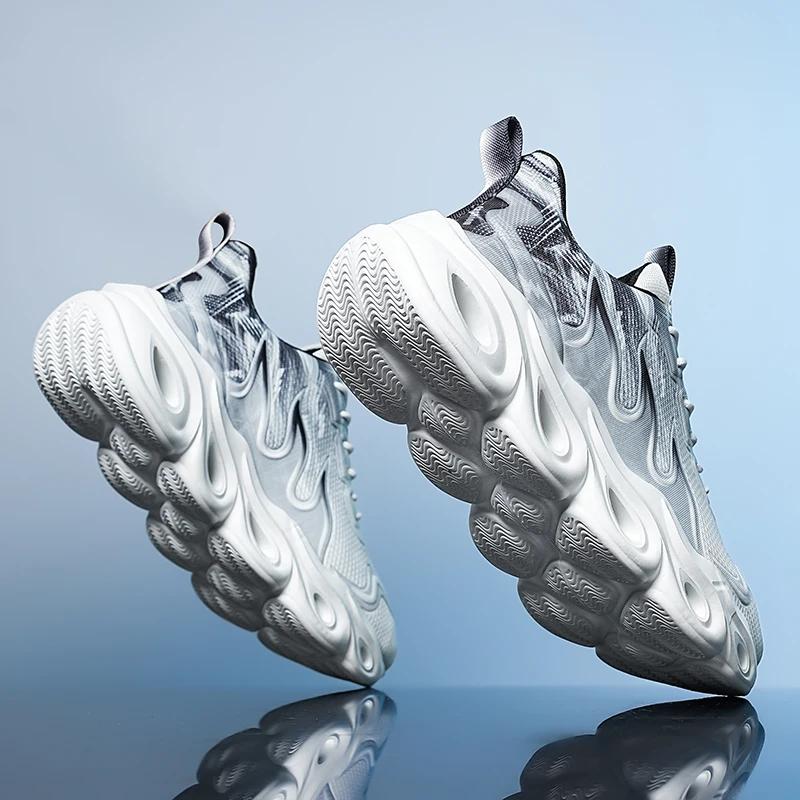 Hommes chaussures baskets mâle Tenis chaussures de créateur de luxe hommes chaussures décontractées plate-forme chaussures mode lame mocassins chaussure de course pour hommes