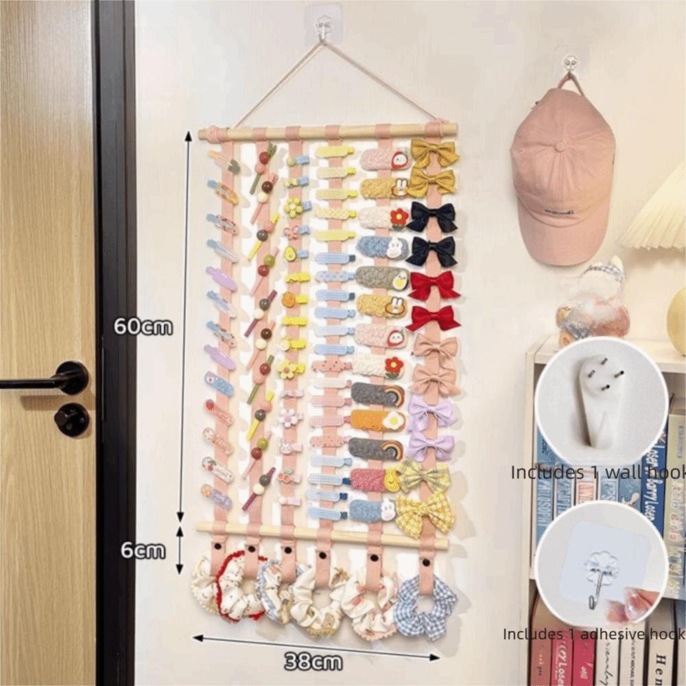 Wall Hanging Hair Bows Organizer Large Capacity Headband Display Holder  Bathroom