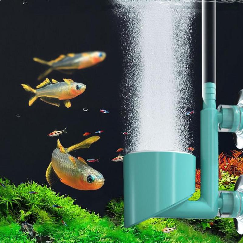 משאבת אוויר לאקווריום עם כוס יניקה מיני מגש בועות מטהר אוויר אבן אוויר בועות צפופות במיוחד אביזרי חמצון