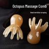 Octopus 8-Leg Massage Comb: Acupoint Head Therapy & Meridian Unblocker - Portable Wide-Tooth Design