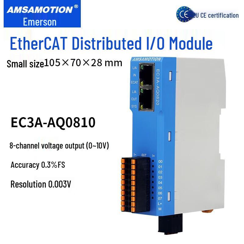 AIMOXUN EtherCAT Remote IO Module with Built-in Switch