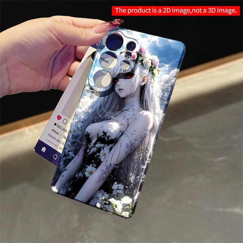 2DFlat Samsung phone case Floral Goddess in Sunlit Garden Applicable to Galaxy S22 S23 S24 S25ULTRA S26 A12 A13 A14 A15 A16