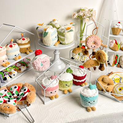 Cute Plush Food Doll Fun Simulated Cake Doll Eggplant Pendant Bag Hanging Decoration Sushi Doll Gift