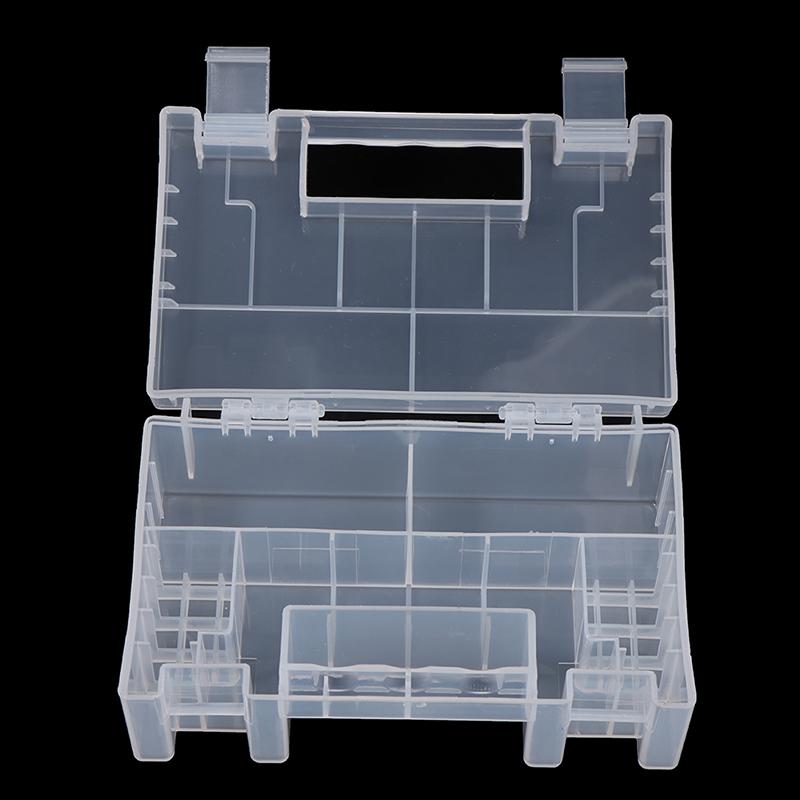 Plastic Battery Box Storage Case Holder Organizer For Aa Aaa C D 9V Batteries