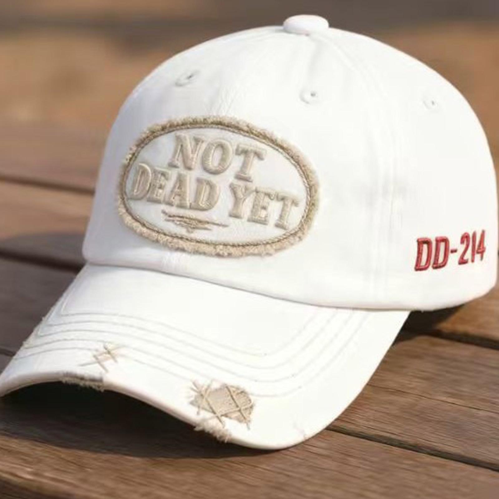 

Washed Baseball Cap Fashion Sun Hat Peaked Cap One Size білий