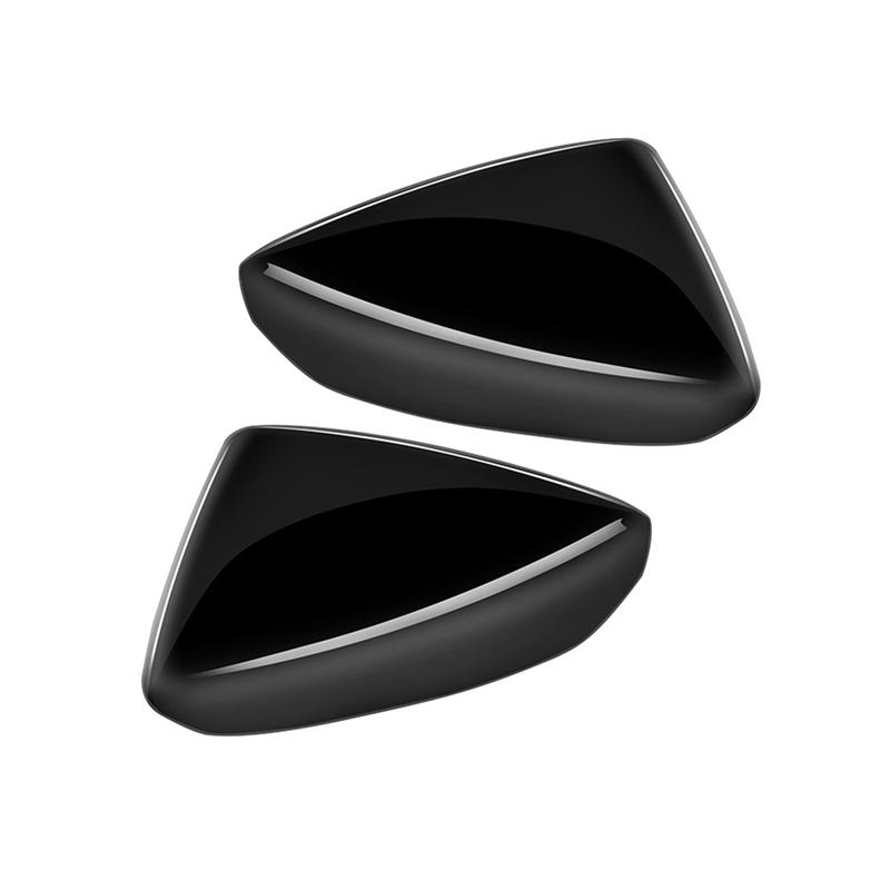 Car Gloss Black Rearview Side Mirror Cover Trim Frame Side Mirror Caps For Mazda CX-60   Replacement Accessories Gloss Black