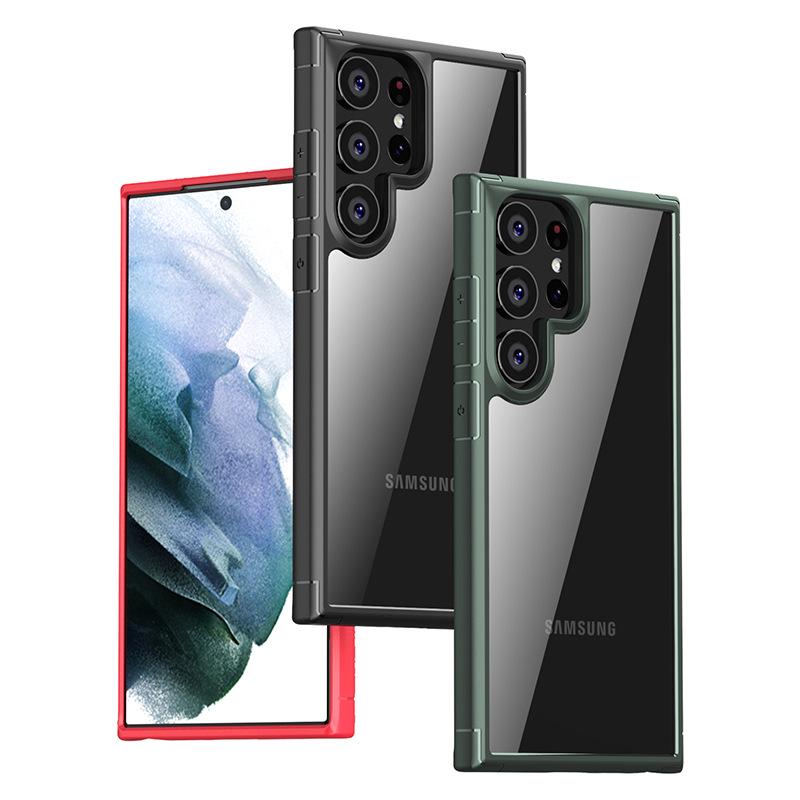 Samsung Galaxy S23/S23 Ultra Schützende Transparente Handyhülle - Sturzsicheres Design
