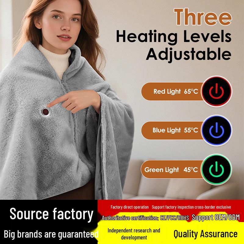 Smart Multifunctional Heated Shawl and Blanket - Cross-Border Exclusive