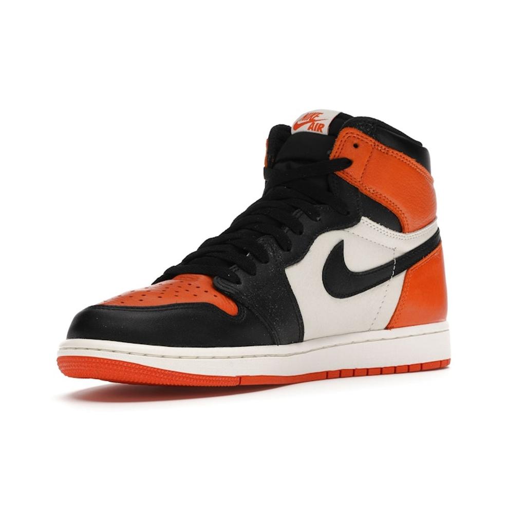 Air Jordan 1 Retro High OG Shattered Backboard 2015 Men Sneakers Orange Black Starfish 555088-005