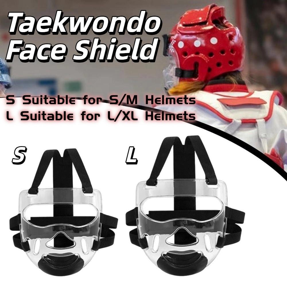 Transparent Mask Taekwondo Face Shield Detachable Taekwondo Helmet Taekwondo Mask  Face Guard
