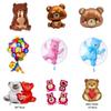Cartoon Bear Heart Balloon for Birthdays & Weddings