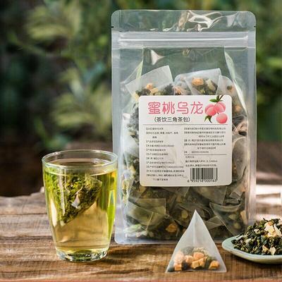 2023 High Mountain Oolong Çay Poşetleri Tatlı Kurutulmuş Şeftali Oolong Çayı 50 Adet