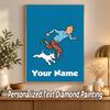 Tintin Custom Name Text 5D Diamond Painting Kit DIY Full Drill Diamond Art Decoration