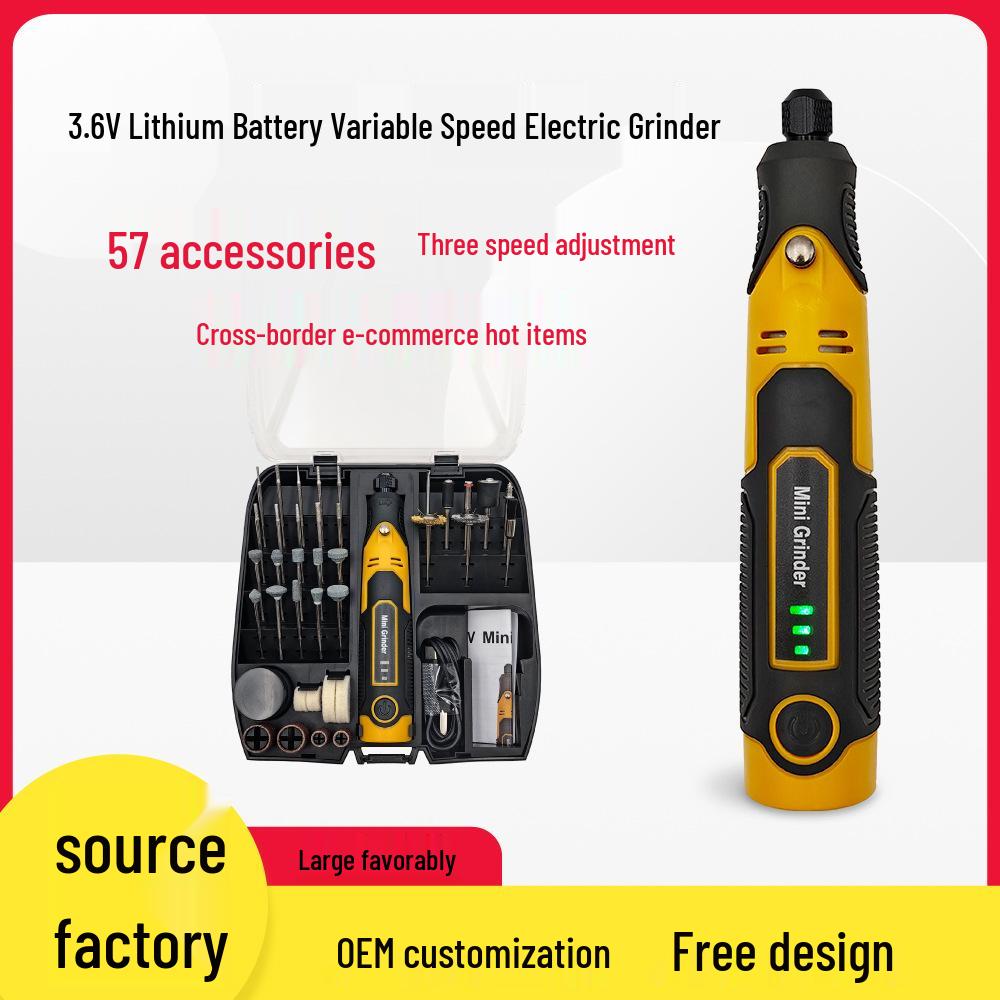 

3.6V Rechargeable Handheld Electric Polisher for Root and Jade Carving