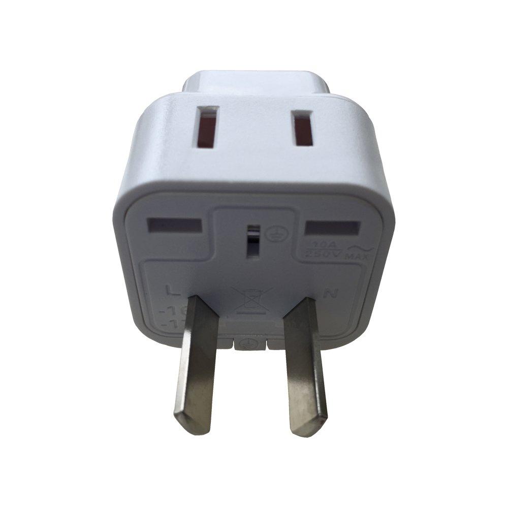 Kashimura adapterkontakt för utomlandsbruk O-typ 2-portars NTI-15