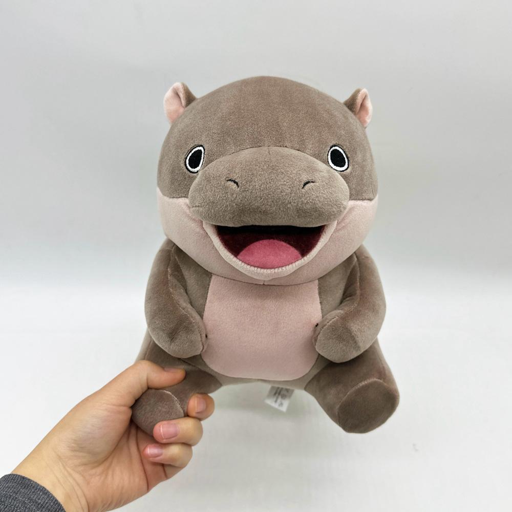 Kawaii Hippo Plush Toys Cartoon Stuffed Animals Soft Hippo Birthday Gifts Room Decor
