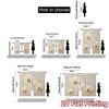 2pcs   2D FLAT PRINTING Curtains (Without Rod) Dandelion Whispers Chic Chic Curtains Versatile Polyester Curtains Festive