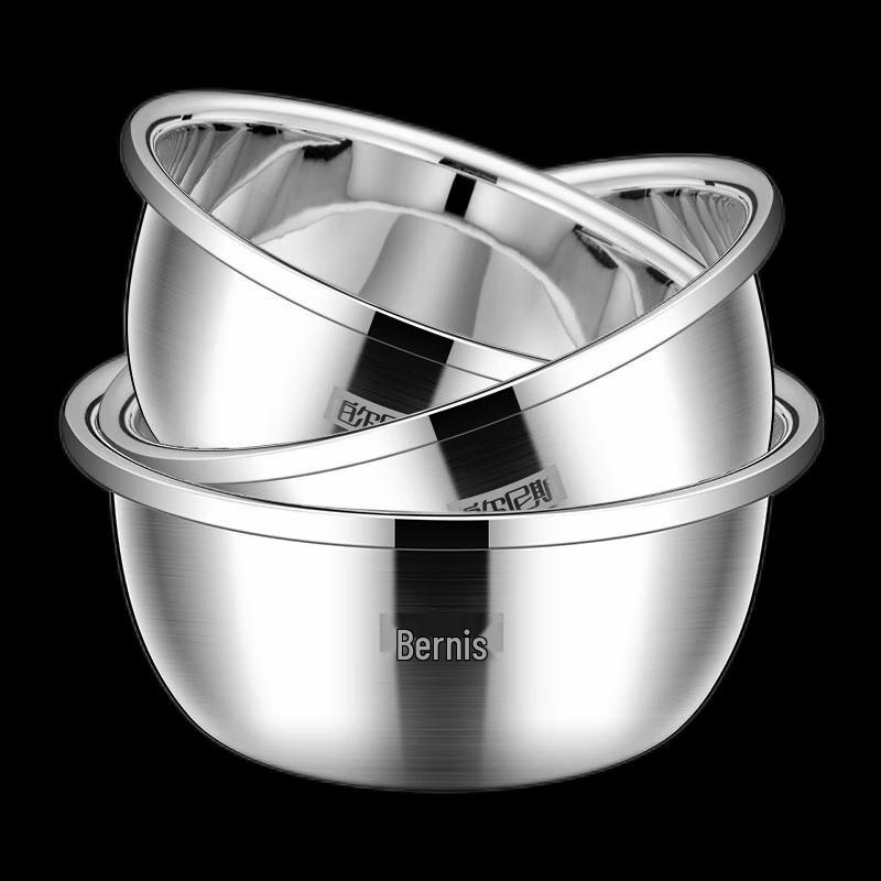 Bernice European Style Stainless Steel Condiment Bowl Set