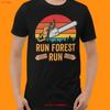 Lumberjack Chainsaw Run Forest Funny Tree Retro Vintage T Shirt Streetwear Comfortable Stylish Soft Slightly Vintage