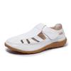 Large Size Summer Handmade Vintage Roman Sandals Soft Sole Mom Shoes Velcro Casual Sports Sandals Foreign Trade