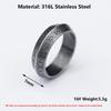 NEW Nordic Viking Letter Stainless Steel Rune Ring Simple Fashion Vintage Jewelry Gift for Men Women