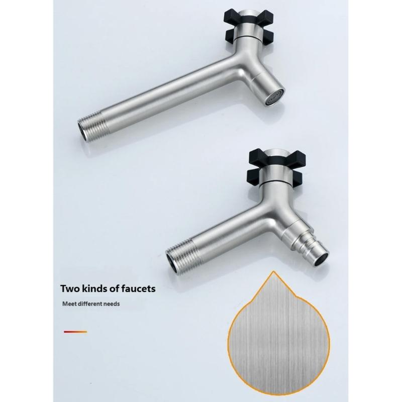 Strong Steel Laundry Faucet Quick Connection Valves Easy Setups Modern Styles Fast Open Valves for Washing Machine