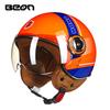 BEON Motorcycle Helmet Open Face Casco Moto Electric Scooter Helmet DOT Certified Retro Vintage Helmet Motorbike Racing Capacete