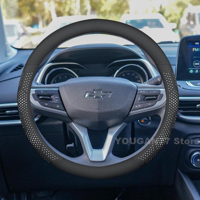 Leather Car Steering Wheel Cover For Chevrolet Trax 2013-2025 Covers For Covers Auto Interior Chevrolet Trax Accessories 2025 Jt2